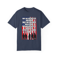 Militärisches Unisex-T-Shirt, stückgefärbt