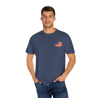 American Patriot Unisex Garment-Dyed T-shirt 4