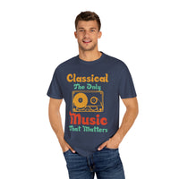 (Música)Camiseta unisex teñida en prenda