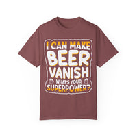 Unisex-T-Shirt aus stückgefärbtem Material