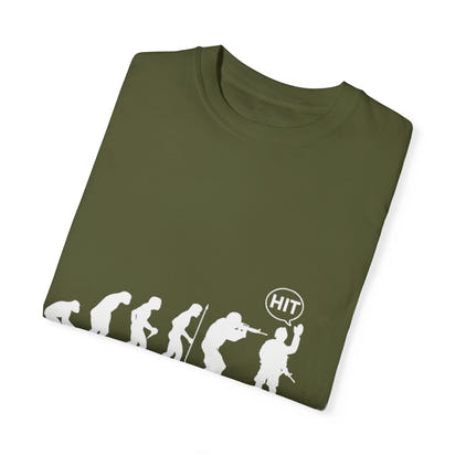 Militärisches Unisex-T-Shirt, stückgefärbt