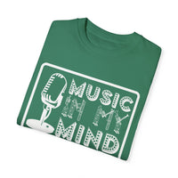 (Musik)Unisex-T-Shirt aus stückgefärbtem Material