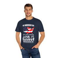 Militärisches Unisex-T-Shirt, stückgefärbt