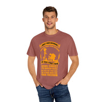Militärisches Unisex-T-Shirt, stückgefärbt