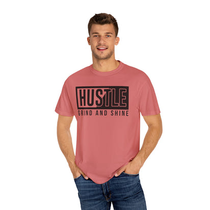 Unisex-T-Shirt aus stückgefärbtem Material