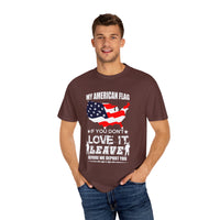 Militärisches Unisex-T-Shirt, stückgefärbt