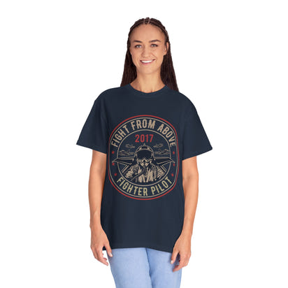 Militärisches Unisex-T-Shirt, stückgefärbt