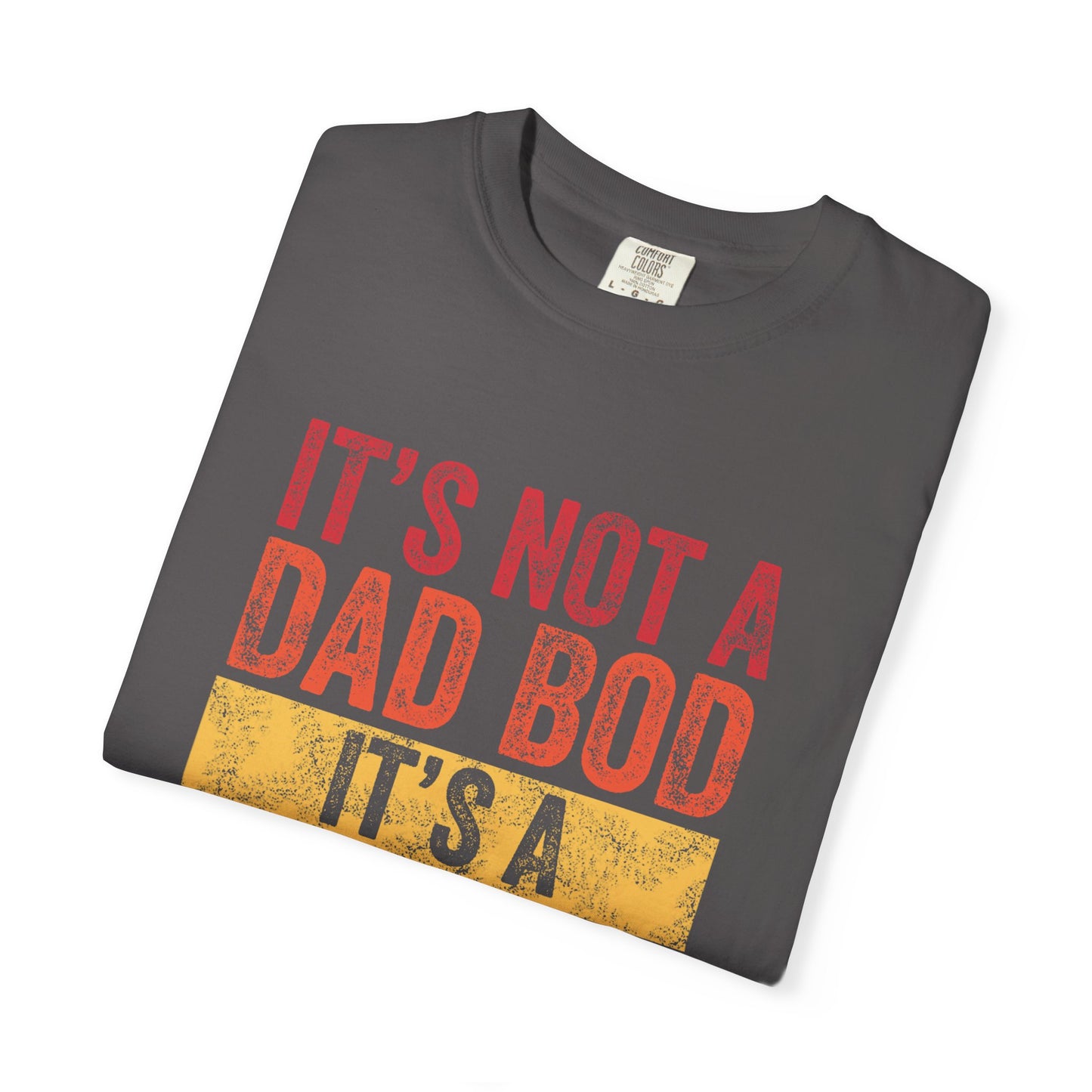 Lustiges Vatertags-T-Shirt – Humorvoller Spruch über den „Dad Bod“, Unisex-Geschenk für Väter, lässiges Herren-T-Shirt, Geburtstagsgeschenk, bequemes Alltags-Shirt