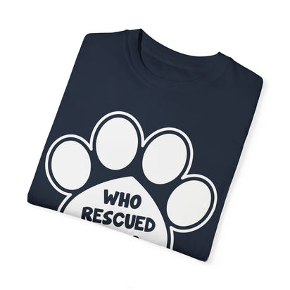 Unisex-T-Shirt aus stückgefärbtem Material