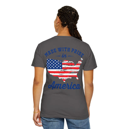 American Patriot Unisex Garment-Dyed T-shirt 1