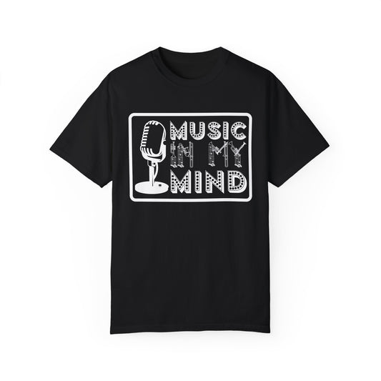 (Music)Unisex Garment-Dyed T-shirt