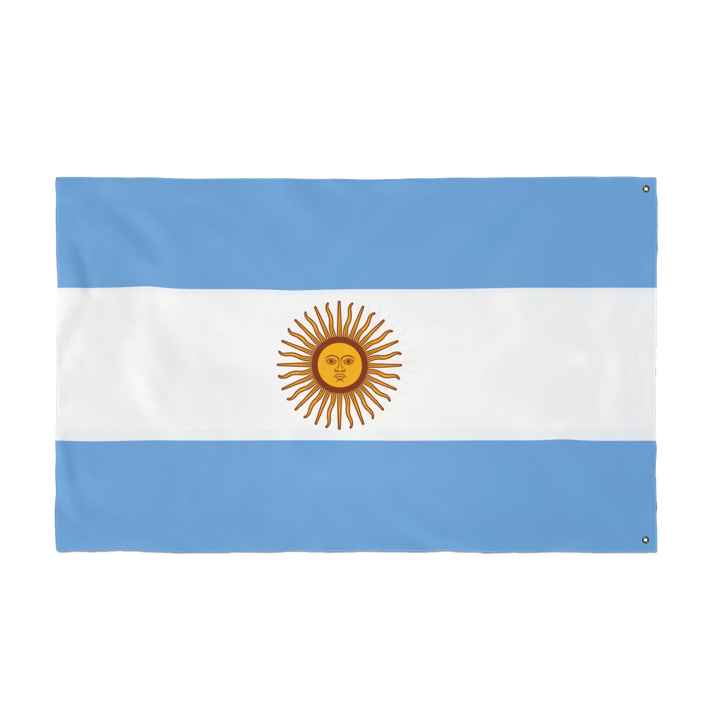 Bandera argentina de doble cara, decoración artesanal para el hogar, decoración de exteriores, pancarta para eventos deportivos, regalo único para los amantes de las banderas.