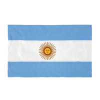 Bandera argentina de doble cara, decoración artesanal para el hogar, decoración de exteriores, pancarta para eventos deportivos, regalo único para los amantes de las banderas.