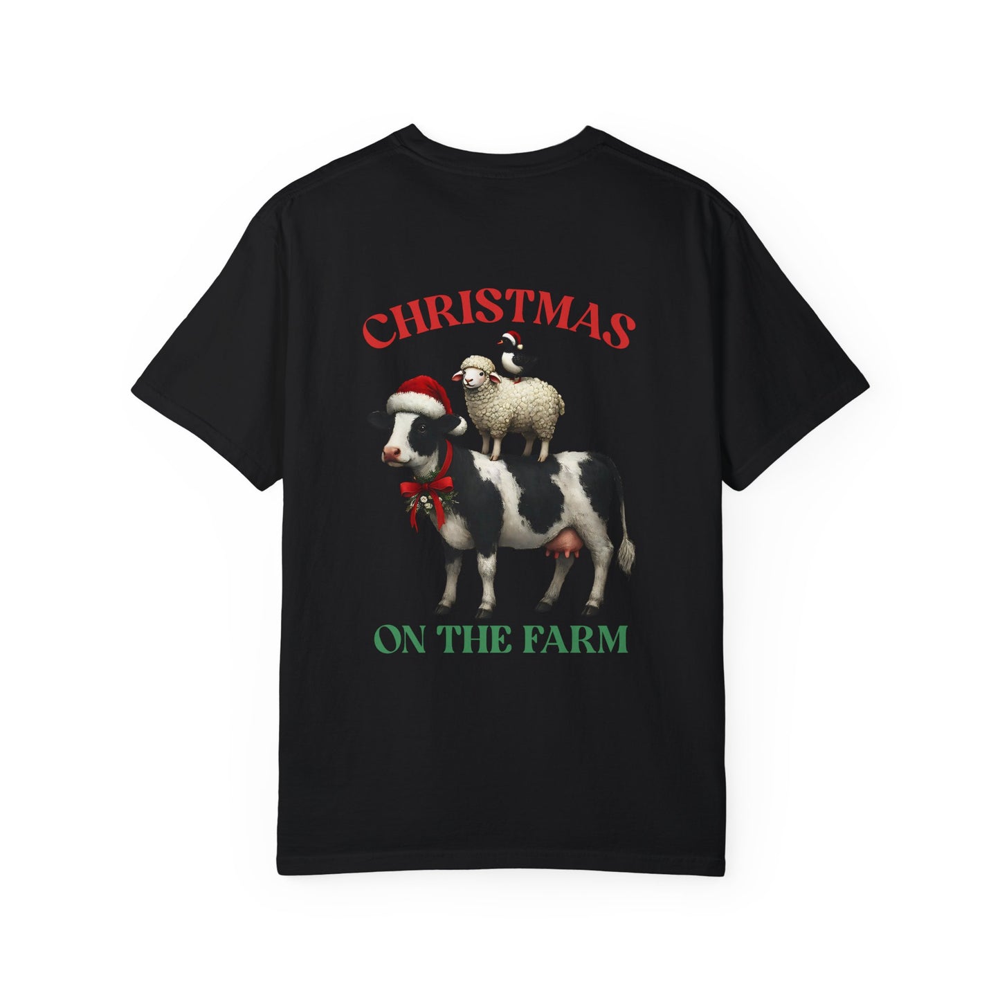 Christmas Unisex Garment-Dyed T-shirt 7