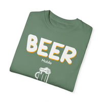 Unisex-T-Shirt mit Alkohol-Motiv, stückgefärbt