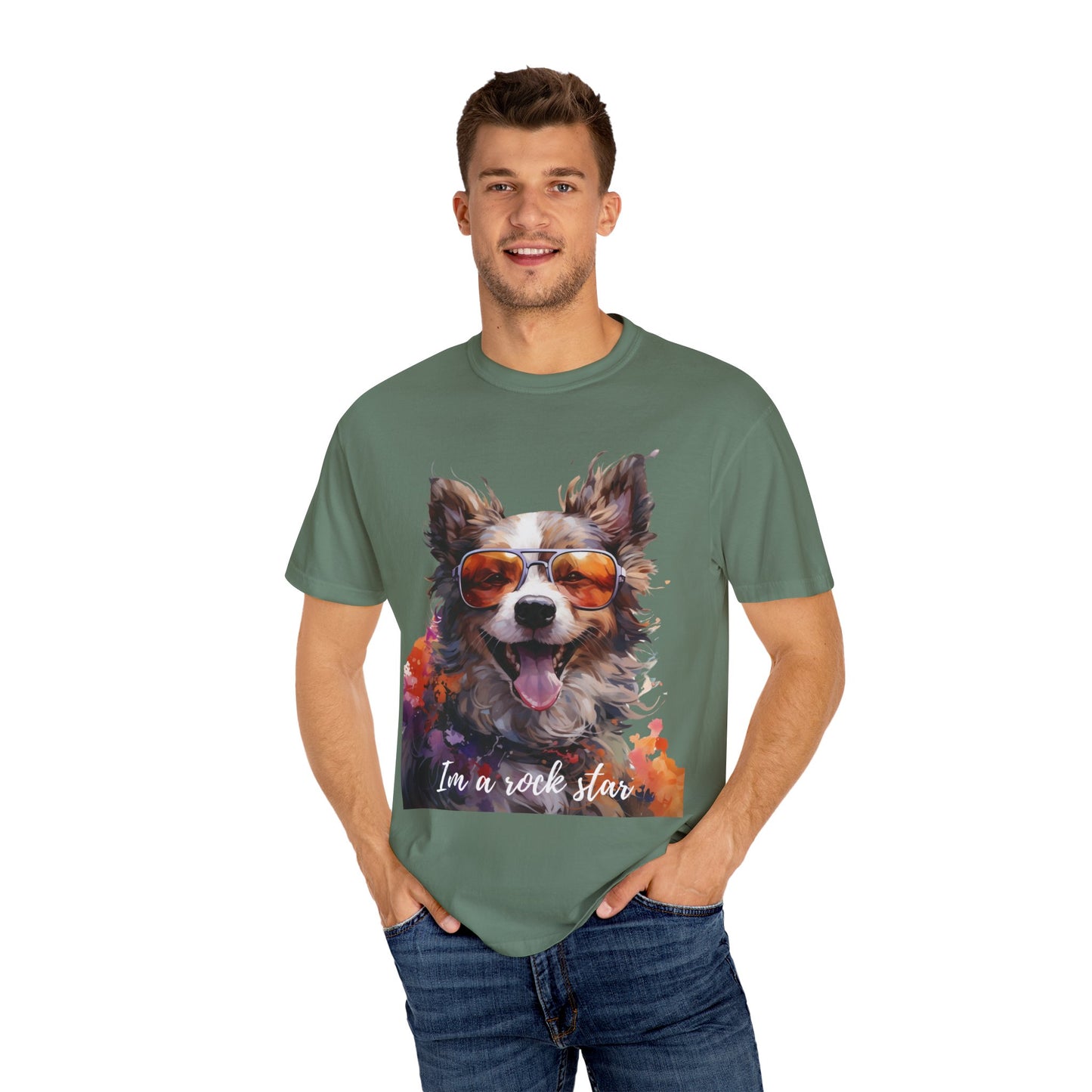 Artistic touch (Dogs) Unisex Garment-Dyed T-shirt