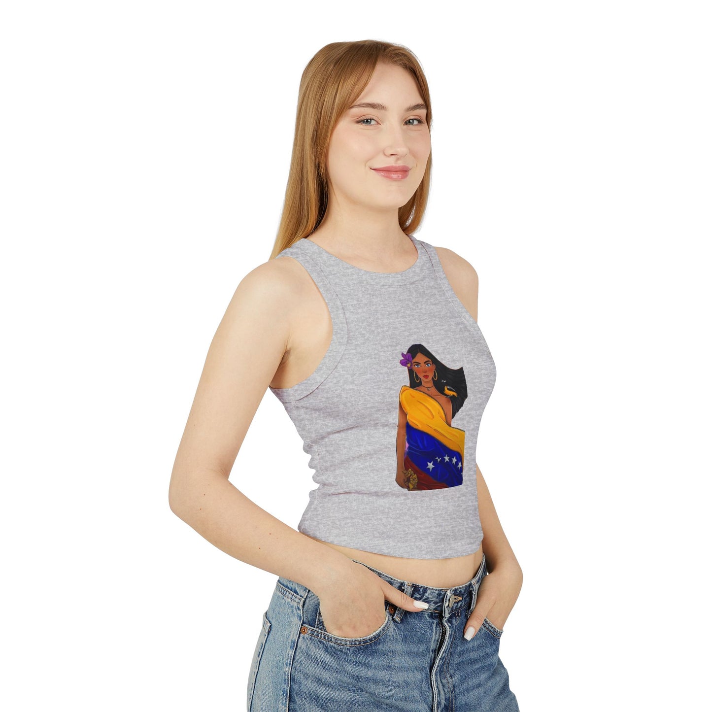 Venezolanisches Stolz-Tanktop für Damen – Lebendiges Design