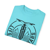 Unisex-T-Shirt aus stückgefärbtem Material