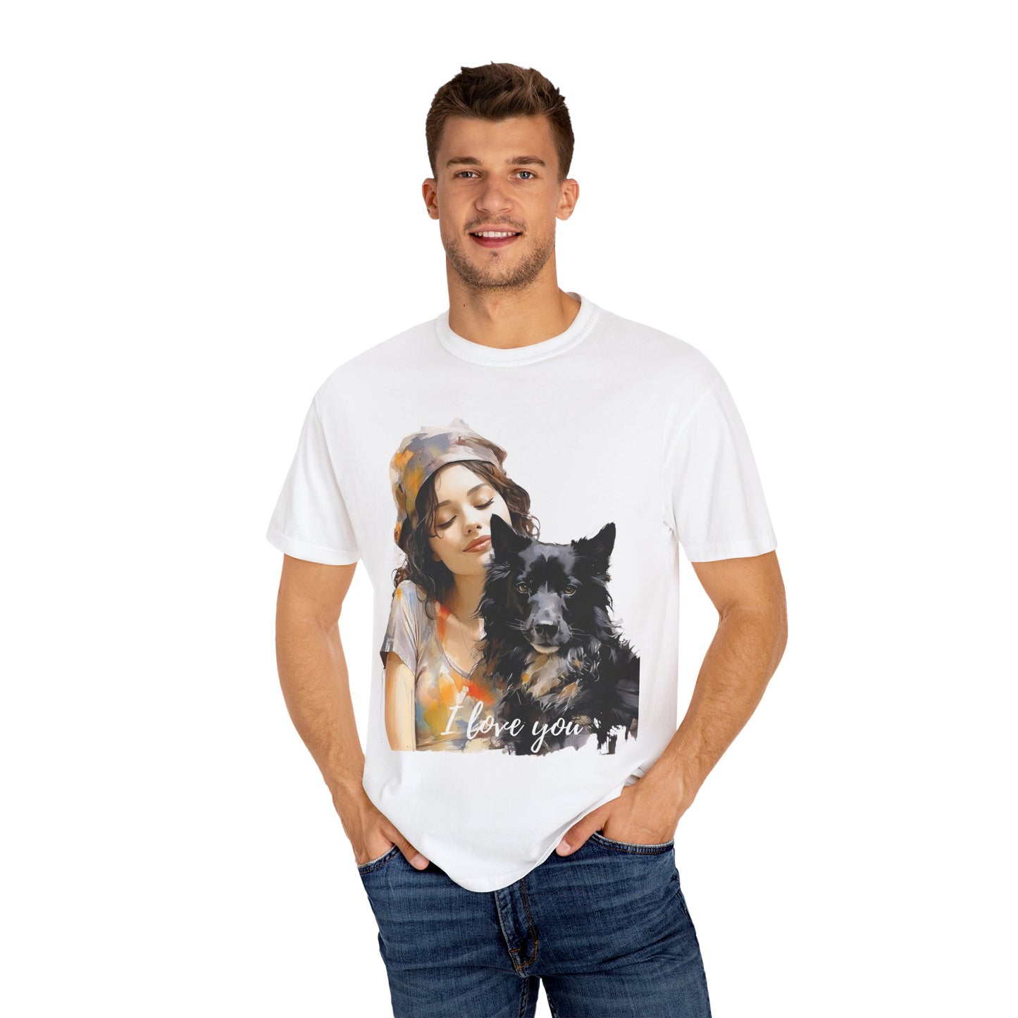 Artistic touch (Dogs) Unisex Garment-Dyed T-shirt