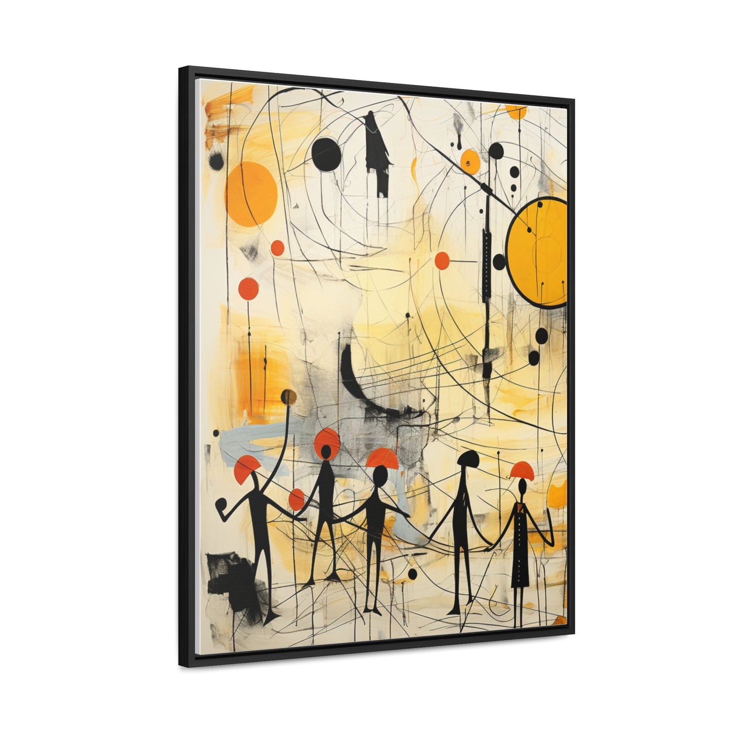 "Civilization" Gallery Canvas Wraps, Vertical Frame