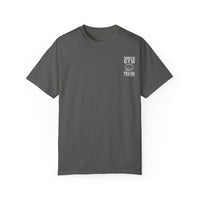 Camiseta unisex de fitness teñida (diseño en la espalda) 6