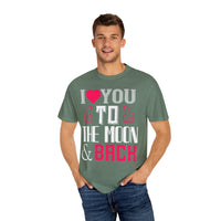 (Valentinstag) Unisex-T-Shirt aus stückgefärbtem Material