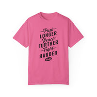 Unisex-T-Shirt aus stückgefärbtem Material