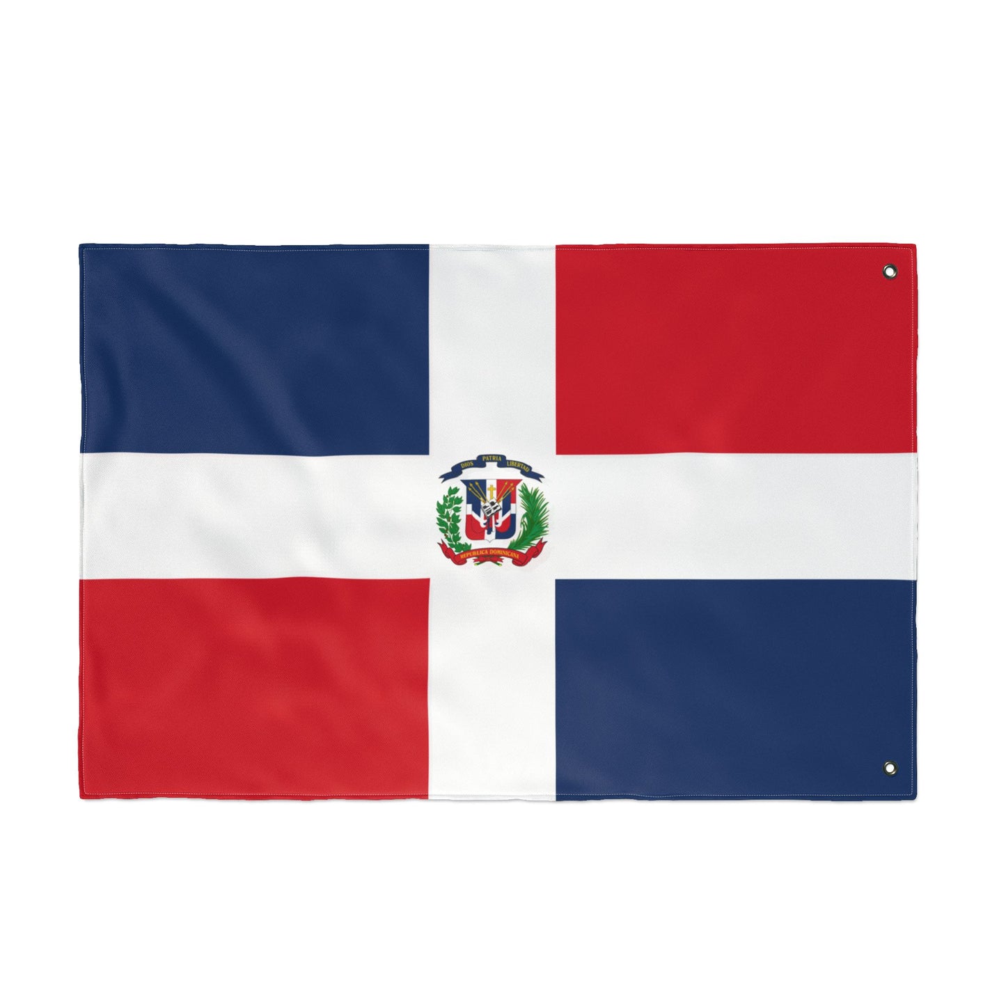 Bandera de República Dominicana de doble cara, decoración de exteriores, barbacoa de verano, orgullo nacional, hogar y jardín, eventos deportivos, regalos