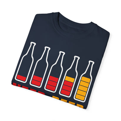 Unisex-T-Shirt aus stückgefärbtem Material