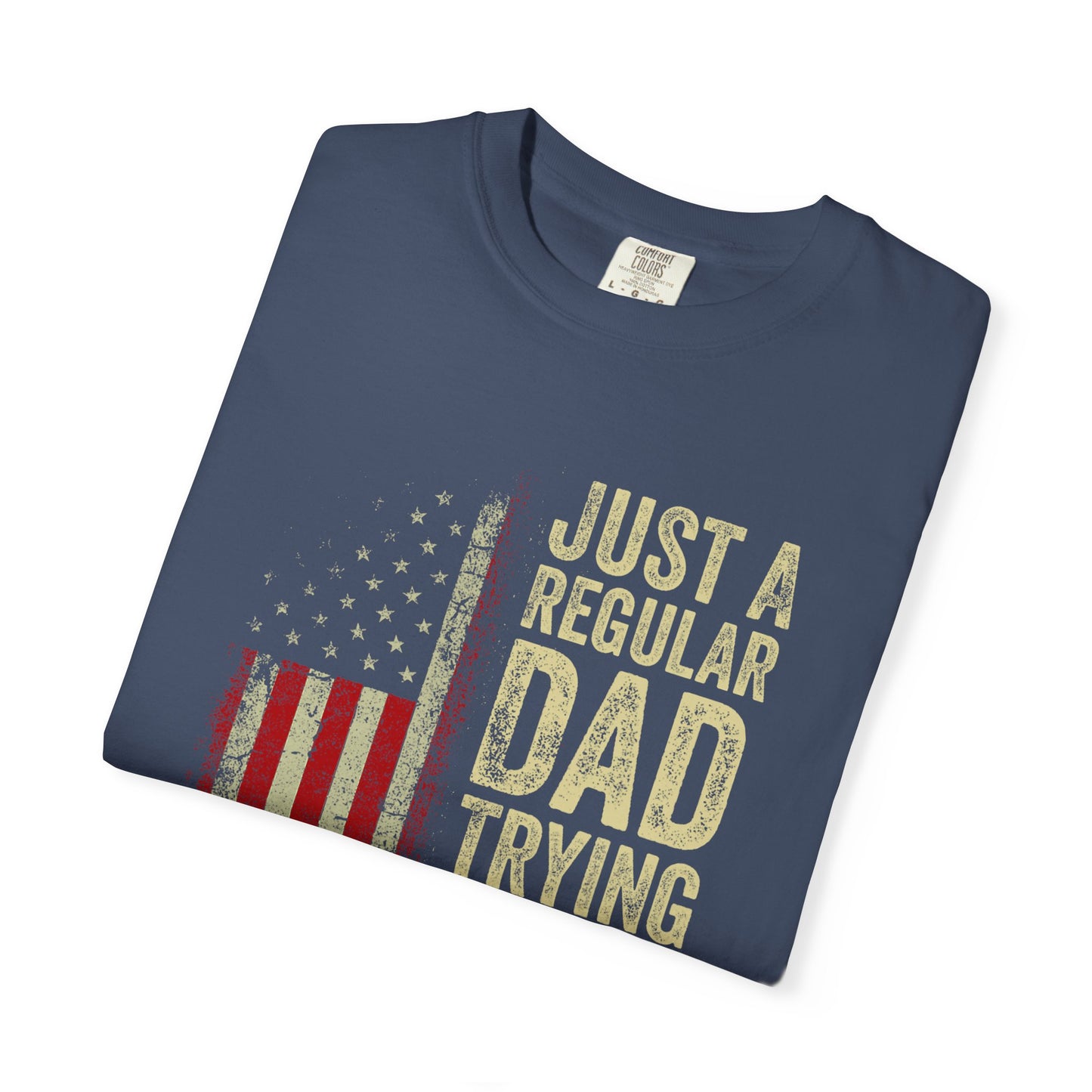 Unisex-T-Shirt mit Papa-Humor, lustiges Papa-Shirt, Vatertagsgeschenk, Freizeit-T-Shirt, patriotische Kleidung für Väter