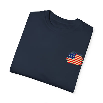 American Patriot Unisex Garment-Dyed T-shirt 2
