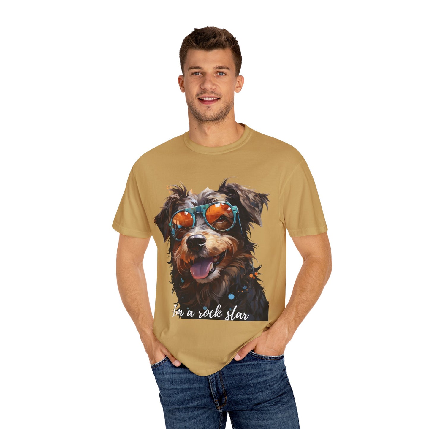 Artistic touch (Dogs) Unisex Garment-Dyed T-shirt