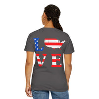 American Patriot Unisex Garment-Dyed T-shirt 9