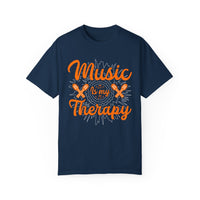 (Música)Camiseta unisex teñida en prenda