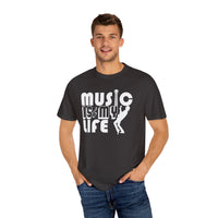 (Música)Camiseta unisex teñida en prenda