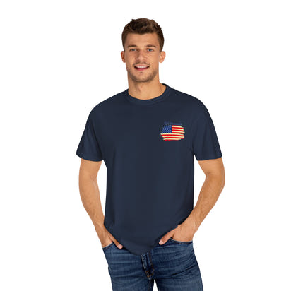 American Patriot Unisex Garment-Dyed T-shirt 1