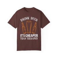 Unisex-T-Shirt aus stückgefärbtem Material