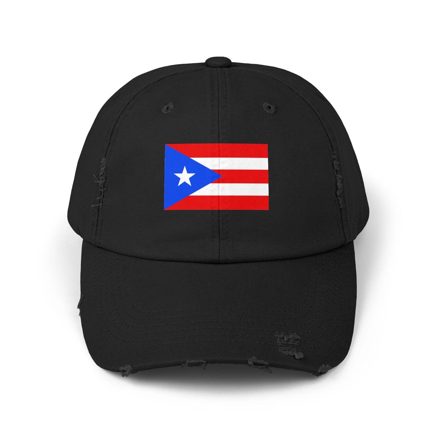 Puerto-Rico-Cap im Used-Look | Unisex-Cap | Lässige Sommermütze | Outdoor-Ausrüstung | Flaggenmütze | Perfektes Geschenk für die Feiertage