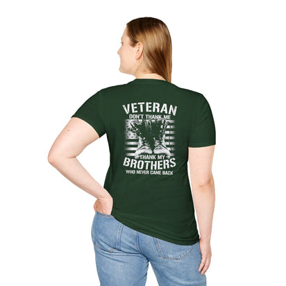 Unisex-T-Shirt im Militärstil