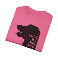 Unisex-T-Shirt aus stückgefärbtem Material