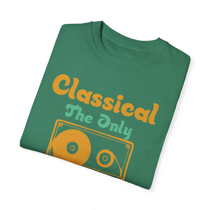 (Música)Camiseta unisex teñida en prenda