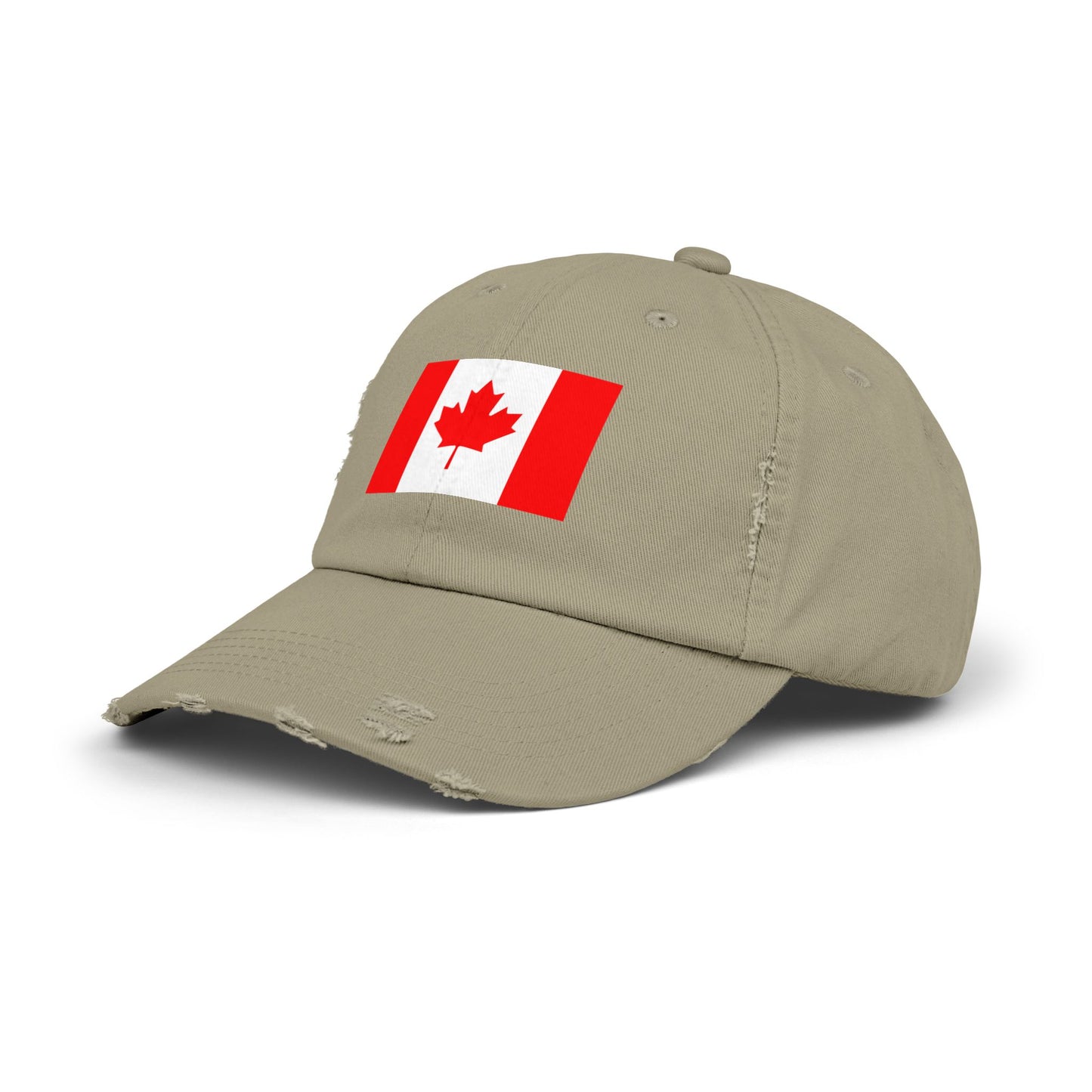 Unisex-Kappe mit abgenutztem Kanada-Flaggenmuster, lässige Mütze für Outdoor-Abenteuer, Fanartikel zum kanadischen Nationalstolz, Geschenkidee zum Canada Day, stylisches Sommeraccessoire