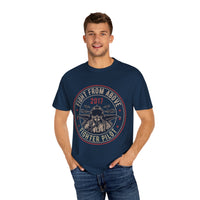 Militärisches Unisex-T-Shirt, stückgefärbt