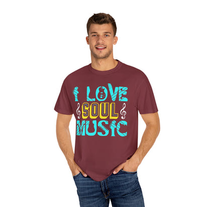 (Música)Camiseta unisex teñida en prenda