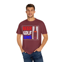 Unisex-T-Shirt aus stückgefärbtem Material