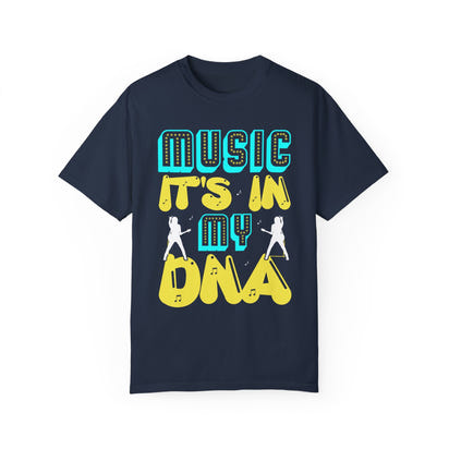 (Música)Camiseta unisex teñida en prenda