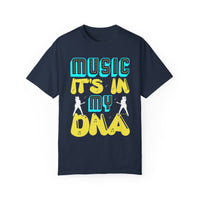(Música)Camiseta unisex teñida en prenda