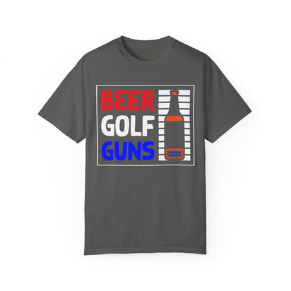 Unisex-T-Shirt aus stückgefärbtem Material