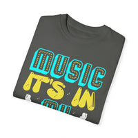 (Música)Camiseta unisex teñida en prenda