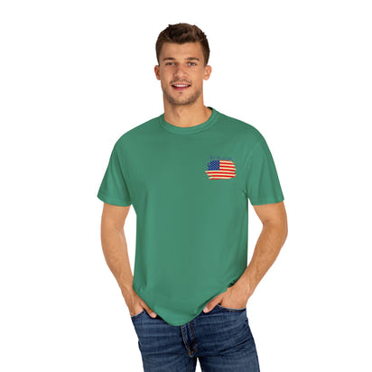 American Patriot Unisex Garment-Dyed T-shirt 1